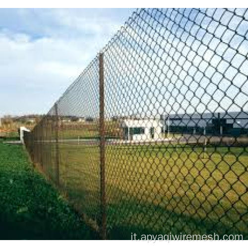 Recinzione collegamento a catena in PVC Fence a rete diamante